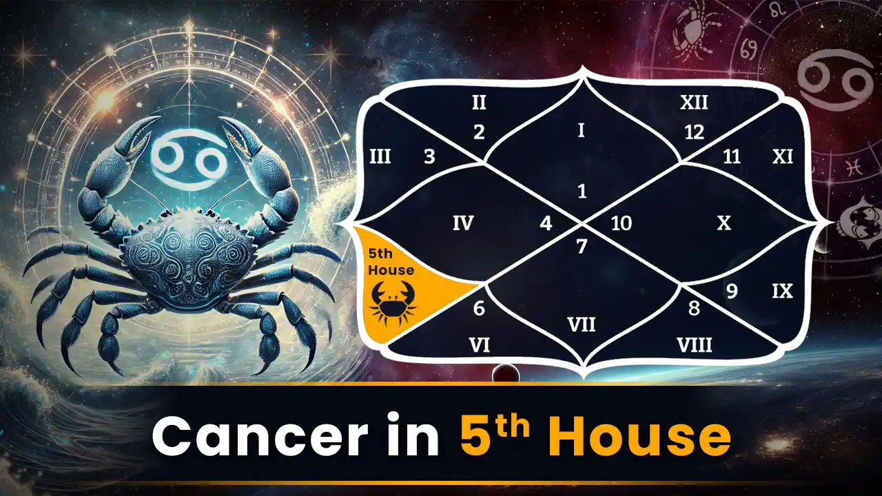 Cancer in 5th House meaning in astrology